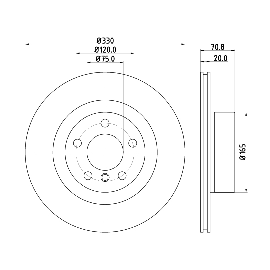 8DD 355 119-541 - Brake Disc 