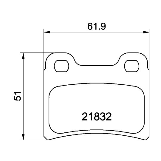 8DB 355 008-151 - Piduriklotsi komplekt,ketaspidur 