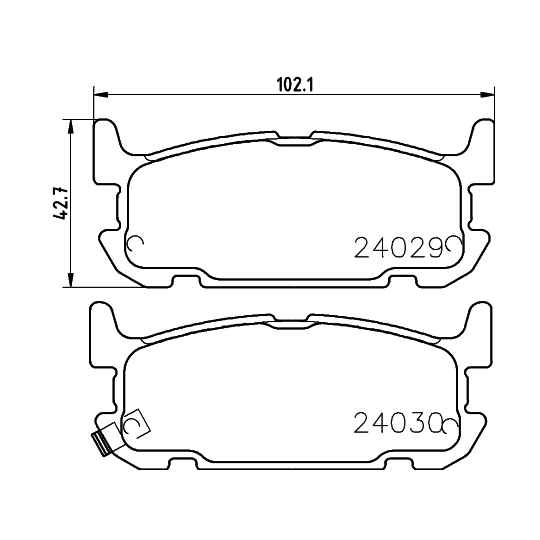 8DB 355 010-931 - Piduriklotsi komplekt,ketaspidur 