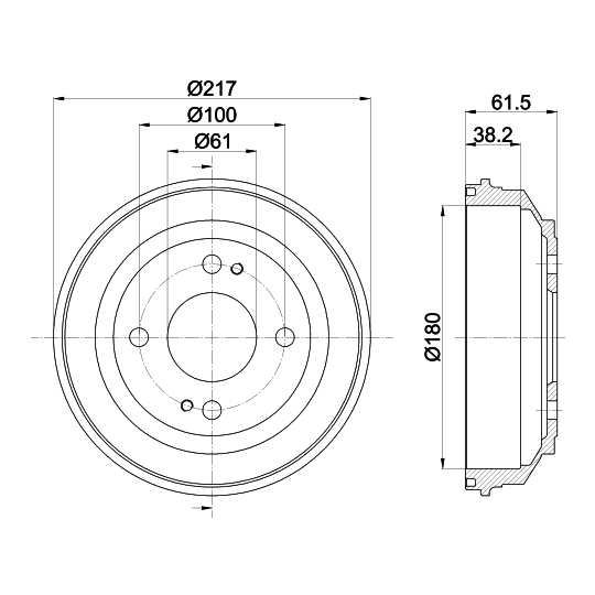 8DT 355 302-051 - Piduritrummel 