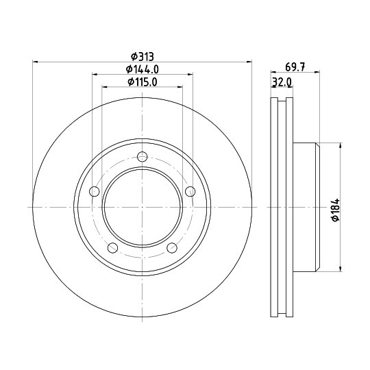 8DD 355 118-591 - Brake Disc 