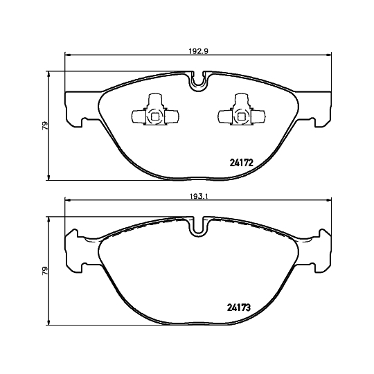 8DB 355 012-661 - Brake Pad Set, disc brake 