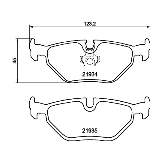 8DB 355 008-761 - Piduriklotsi komplekt,ketaspidur 