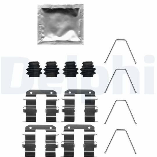 LX0739 - Accessory Kit, disc brake pad 