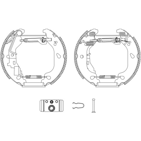 8DB 355 004-761 - Bromsbackar, sats 