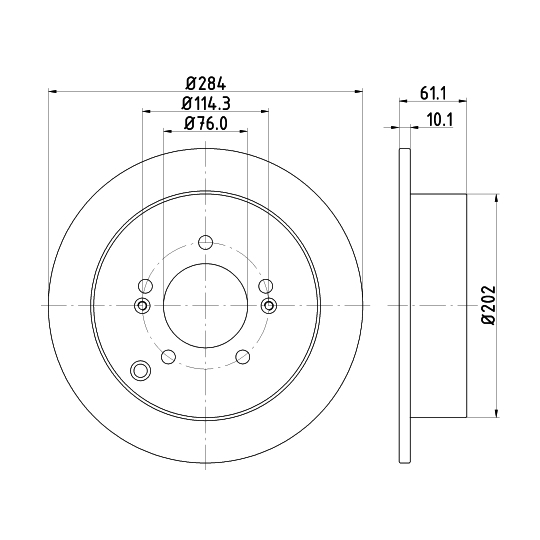 8DD 355 111-421 - Brake Disc 