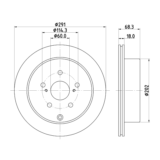 8DD 355 105-421 - Brake Disc 