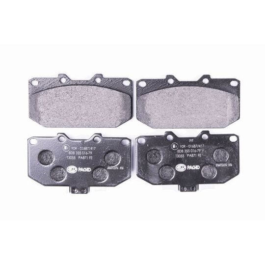 8DB 355 016-791 - Brake Pad Set, disc brake 