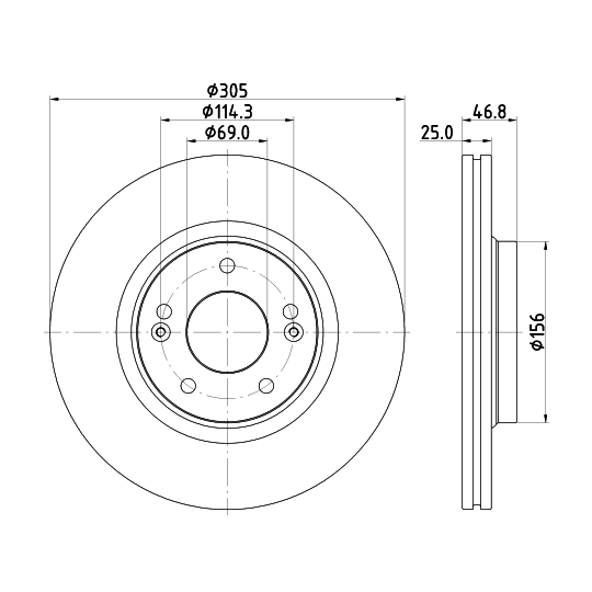 8DD 355 126-541 - Brake Disc 