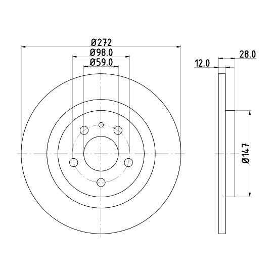 8DD 355 109-151 - Brake Disc 