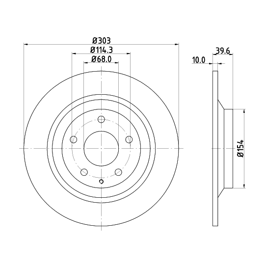 8DD 355 118-541 - Brake Disc 