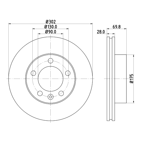 8DD 355 117-121 - Brake Disc 