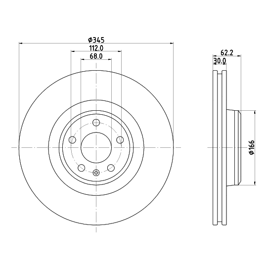 8DD 355 126-861 - Brake Disc 