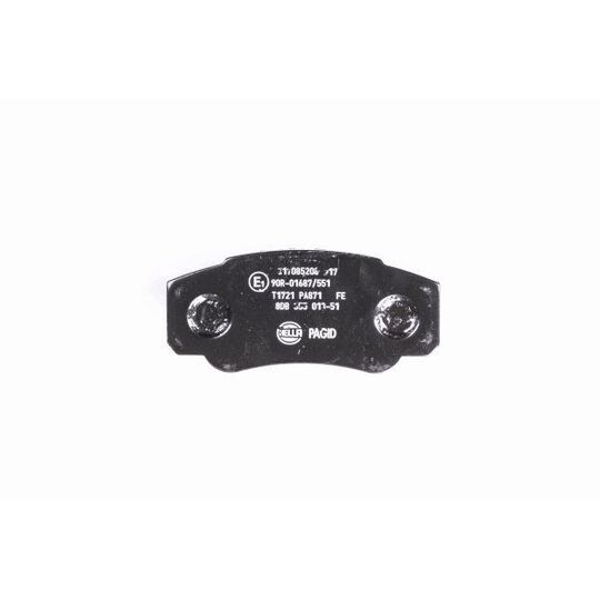 8DB 355 013-511 - Brake Pad Set, disc brake 