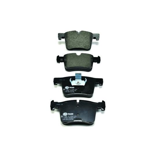 8DB 355 015-781 - Brake Pad Set, disc brake 