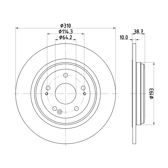 8DD 355 132-231 - Brake Disc 