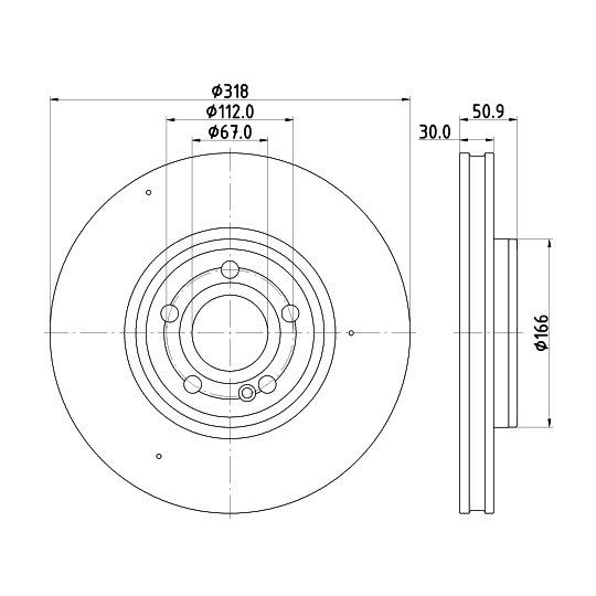 8DD 355 133-051 - Brake Disc 