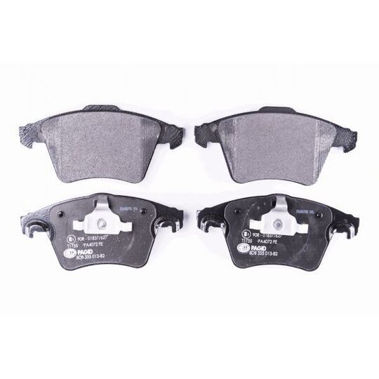 8DB 355 013-821 - Brake Pad Set, disc brake 