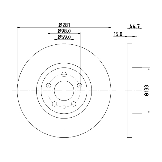 8DD 355 106-451 - Brake Disc 