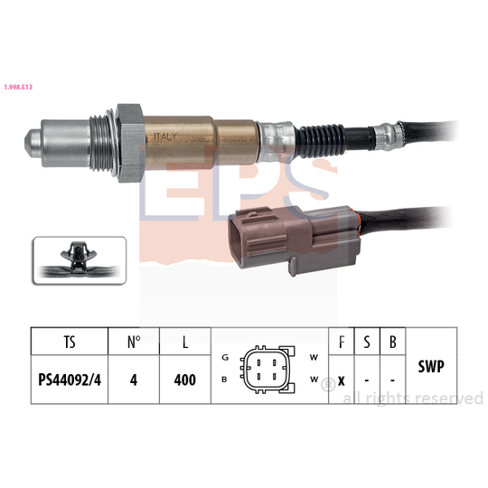 1.998.513 - Lambda Sensor 