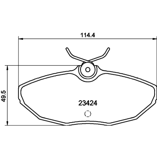 8DB 355 018-561 - Brake Pad Set, disc brake 