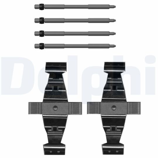 LX0749 - Accessory Kit, disc brake pad 