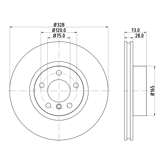 8DD 355 129-631 - Brake Disc 