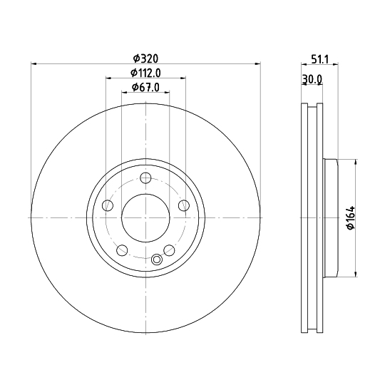 8DD 355 119-701 - Brake Disc 