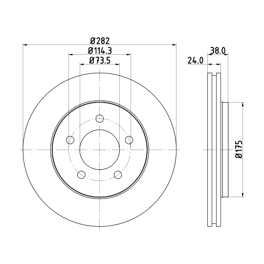 8DD 355 107-931 - Brake Disc 