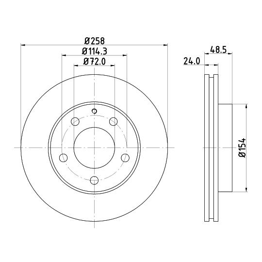 8DD 355 103-221 - Brake Disc 