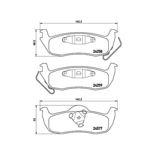 8DB 355 012-181 - Brake Pad Set, disc brake 