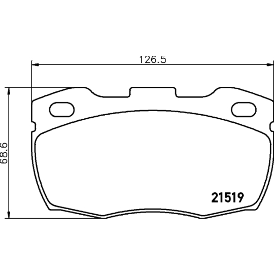 8DB 355 012-871 - Brake Pad Set, disc brake 