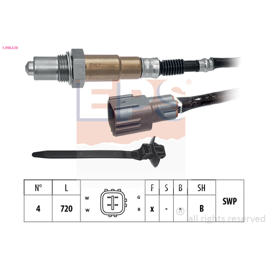 1.998.539 - Lambda Sensor 