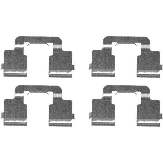 8DZ 355 203-341 - Accessory Kit, disc brake pad 