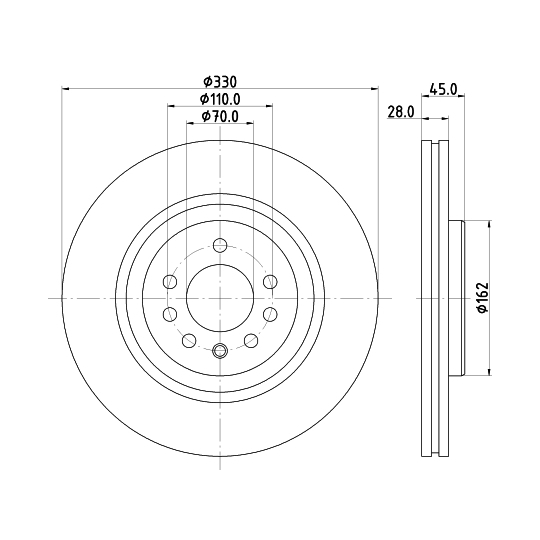 8DD 355 132-761 - Brake Disc 