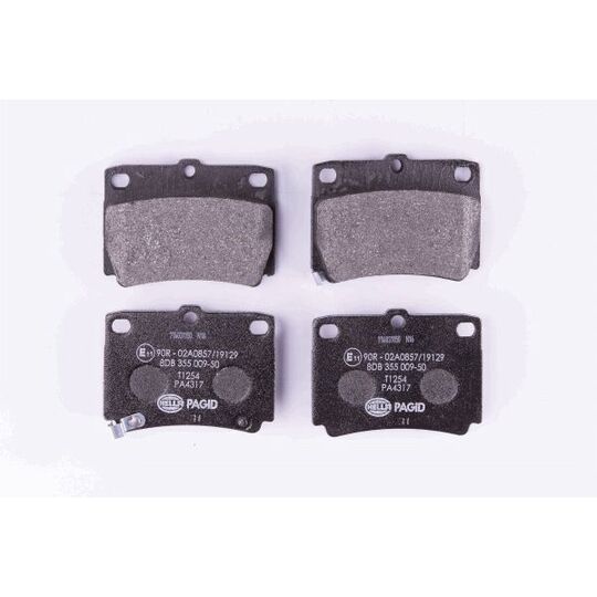 8DB 355 009-501 - Brake Pad Set, disc brake 