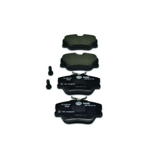 8DB 355 017-601 - Brake Pad Set, disc brake 