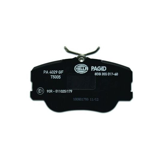 8DB 355 017-601 - Brake Pad Set, disc brake 