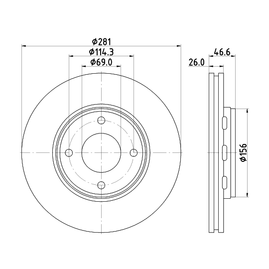 8DD 355 116-531 - Brake Disc 