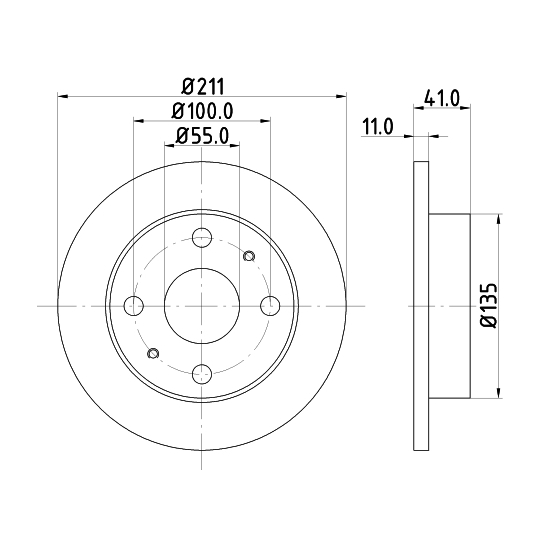 8DD 355 107-291 - Brake Disc 