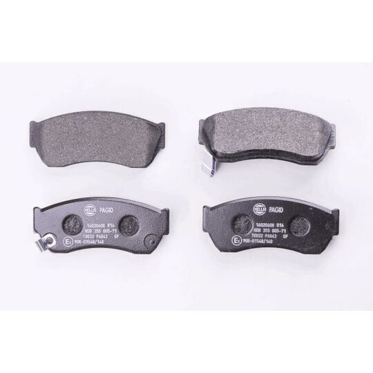 8DB 355 005-711 - Brake Pad Set, disc brake 