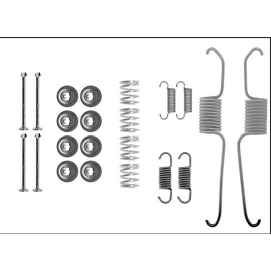 8DZ 355 205-801 - Accessory Kit, brake shoes 