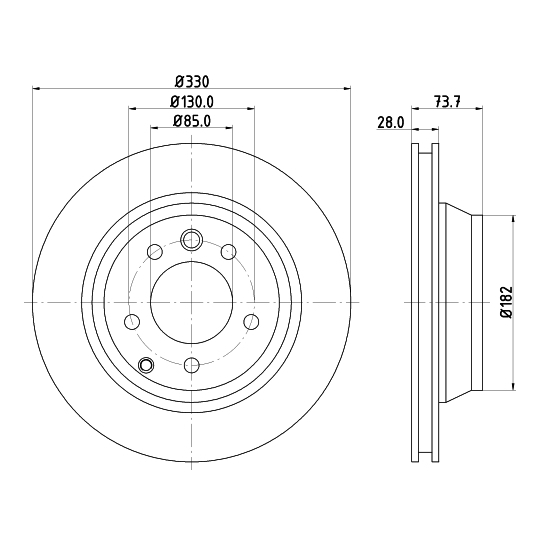 8DD 355 109-821 - Brake Disc 