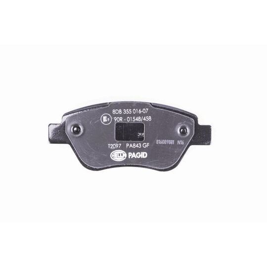 8DB 355 016-071 - Brake Pad Set, disc brake 