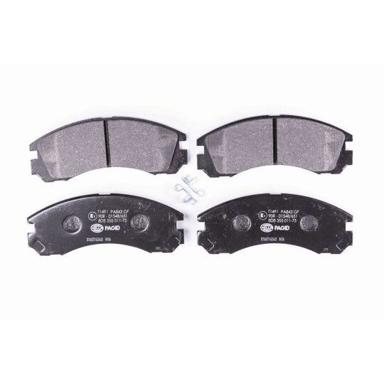 8DB 355 011-751 - Brake Pad Set, disc brake 