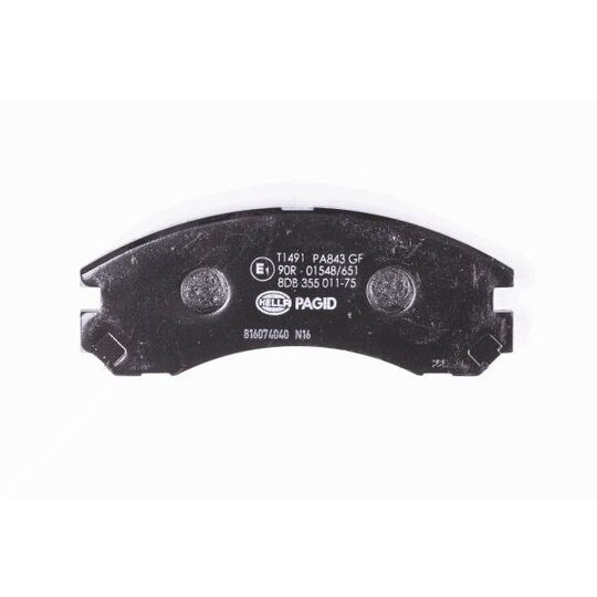 8DB 355 011-751 - Brake Pad Set, disc brake 