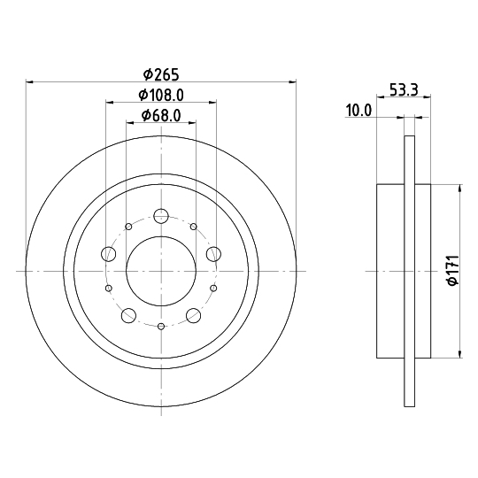 8DD 355 102-261 - Jarrulevy 