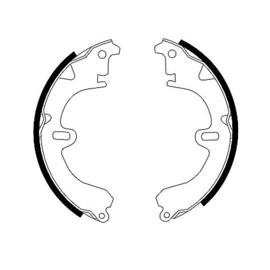 8DB 355 000-681 - Brake Shoe Set 