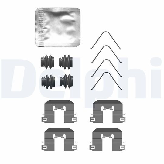 LX0760 - Accessory Kit, disc brake pad 