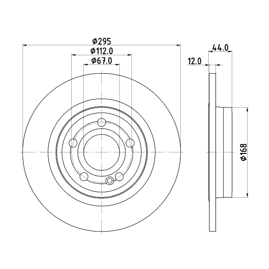 8DD 355 133-351 - Brake Disc 